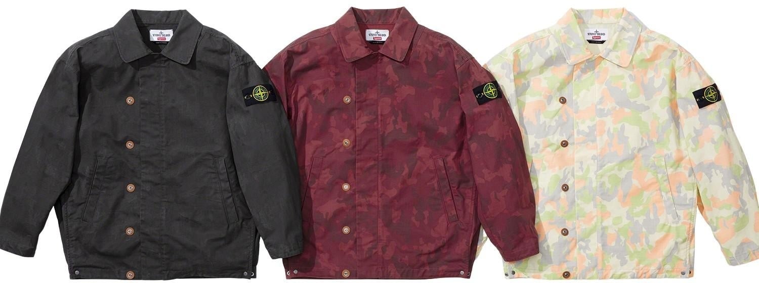 Supreme®/Stone Island® Reactive Ice Camo Ripstop Jacket